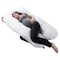 Hastings Home Hastings Home Pregnancy Pillow- U-Shape Contouring and Removable Cover 715269RNH - alternate 1